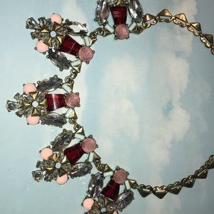 Multicolor statement necklace